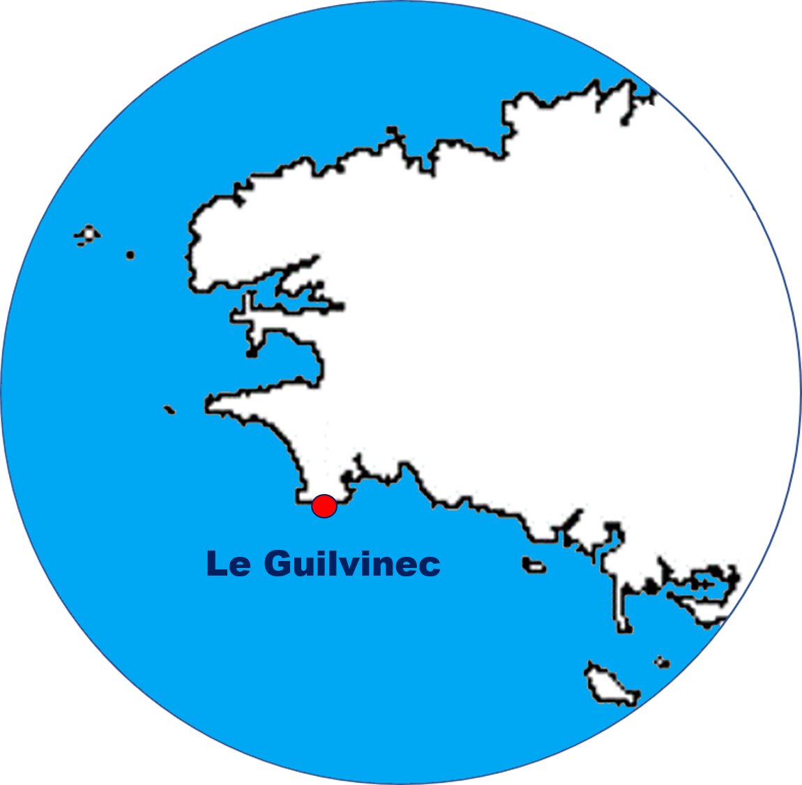carte localisation en Bretagne